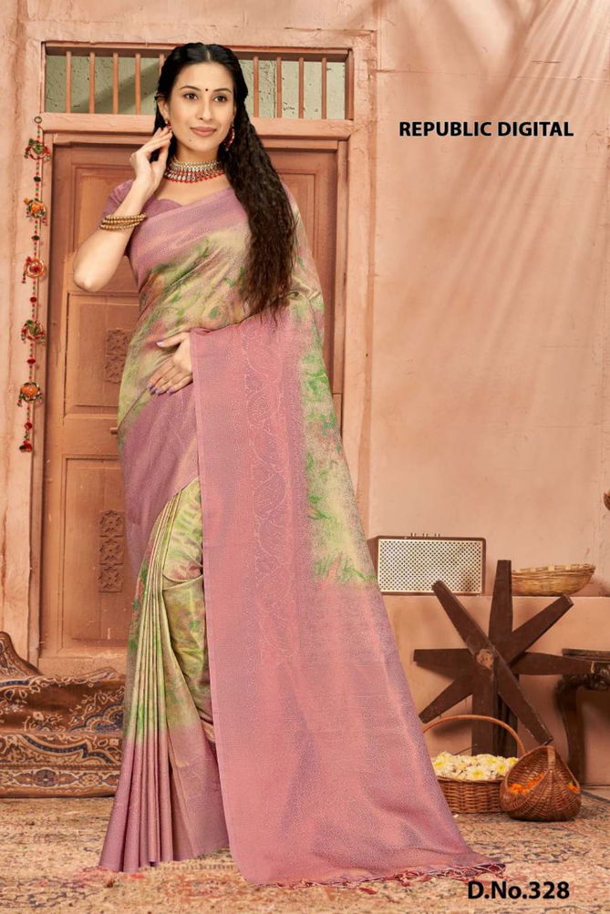 Ynf Republic Digital Ethnic Wear Designer Digital Printed Saree Collection